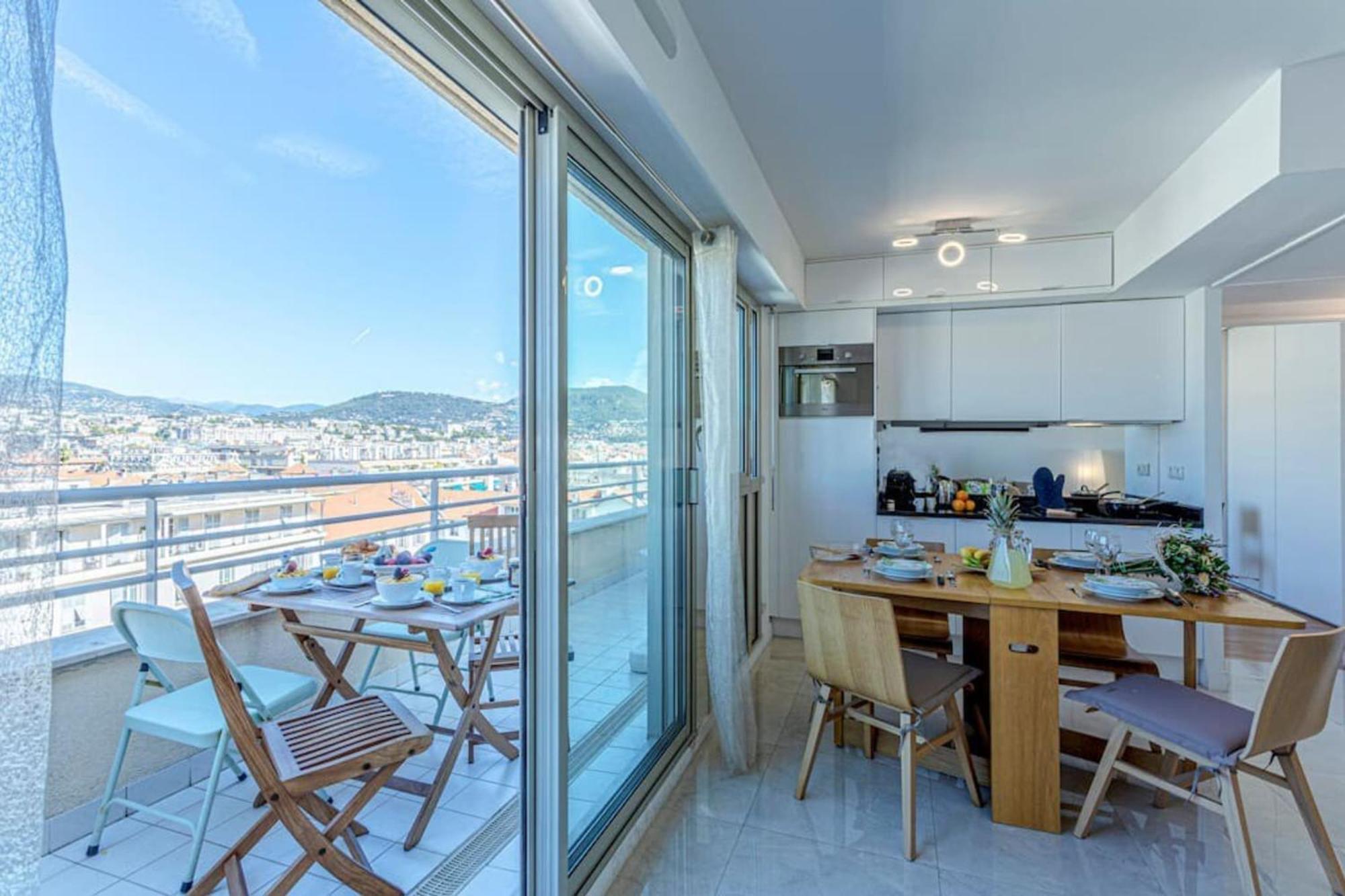 Palais Med - Palais Mediterraneen - Panoramic View Nice Dış mekan fotoğraf